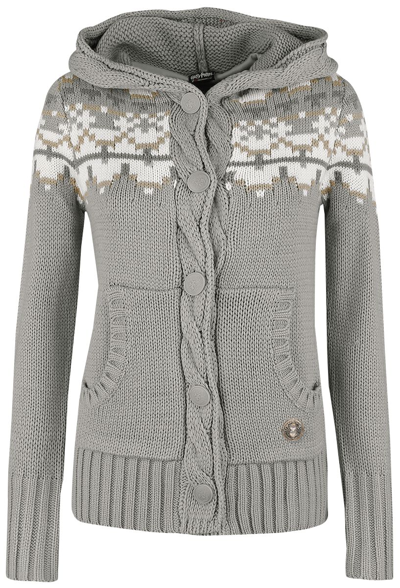 4060587385569 - Hermine Cardigan grau beige in 3XL
