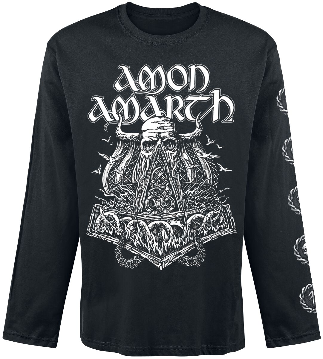 4060587395346 - Skullship Langarmshirt schwarz in XL