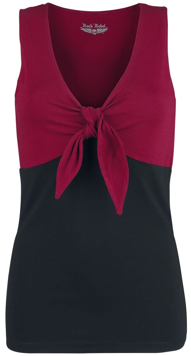 4060587432089 - Shes Deadly Top bordeaux schwarz in M 4060587432089 - Shes Deadly Top bordeaux schwarz in M