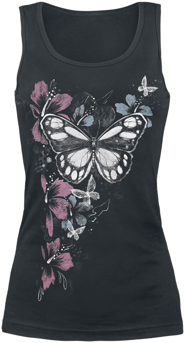 4060587432850 - Longing For Evil Top schwarz in L