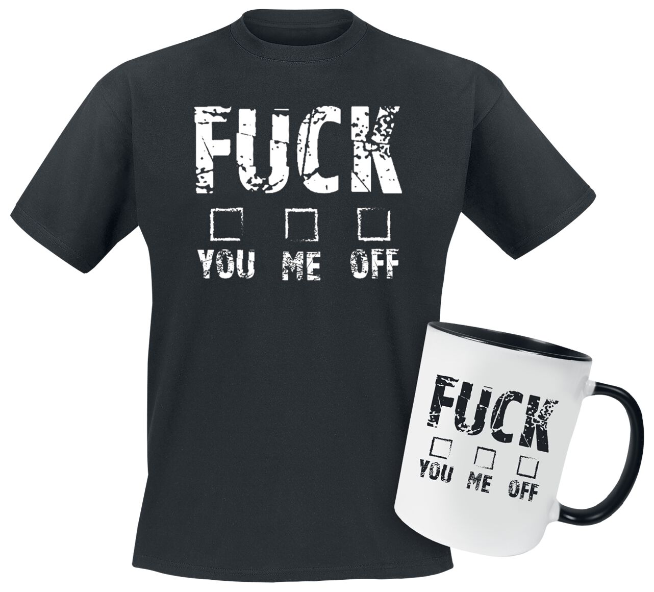 4060587454470 - Geschenkbox - Geschenkset - Fuck You Me Off T-Shirt schwarz in 3XL 4060587454470 - Geschenkbox - Geschenkset - Fuck You Me Off T-Shirt schwarz in 3XL