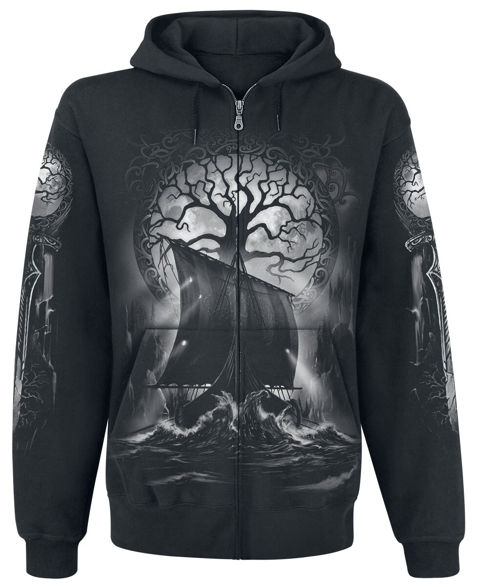 4060587463038 - Naglfar Kapuzenjacke schwarz in 3XL 4060587463038 - Naglfar Kapuzenjacke schwarz in 3XL