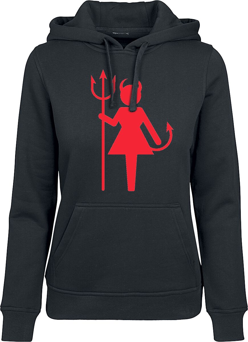4060587525798 - Female Devil Kapuzenpullover schwarz in S 4060587525798 - Female Devil Kapuzenpullover schwarz in S