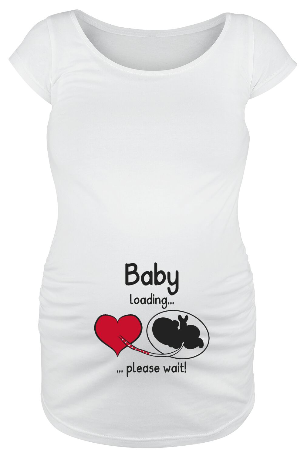 4060587568870 - Baby Loading  Please Wait! T-Shirt weiß in M