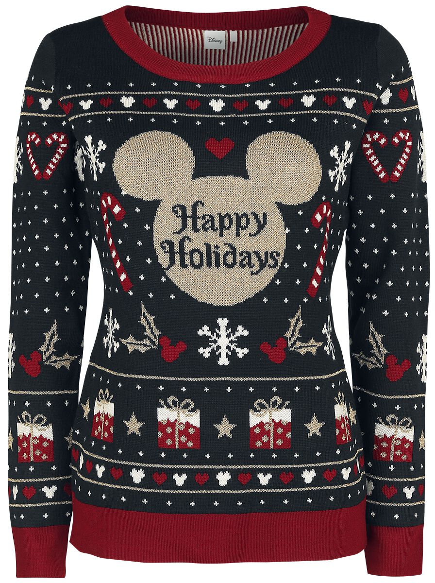 4060587683436 - Happy Holidays Weihnachtspullover multicolor in S