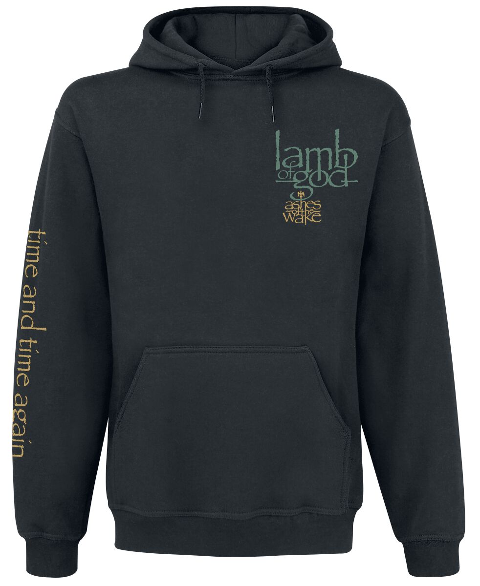 4060587700058 - Ashes Of The Wake Time Kapuzenpullover schwarz in XXL 4060587700058 - Ashes Of The Wake Time Kapuzenpullover schwarz in XXL