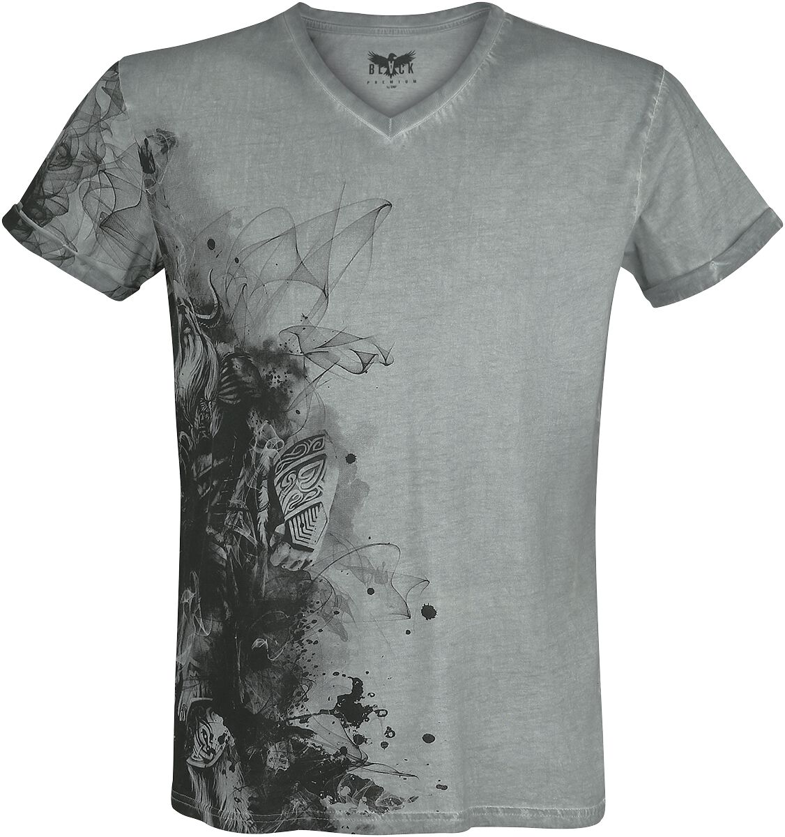 4060587711238 - Heavy Soul T-Shirt grau in L
