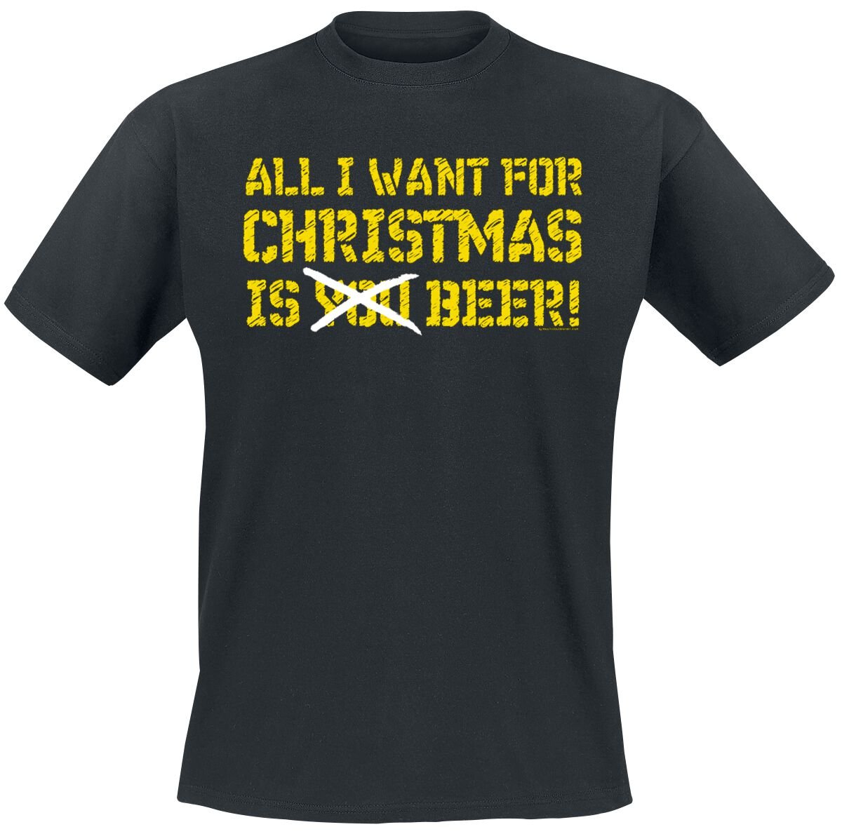 4060587741594 - All I Want For Christmas Is Beer T-Shirt schwarz in M