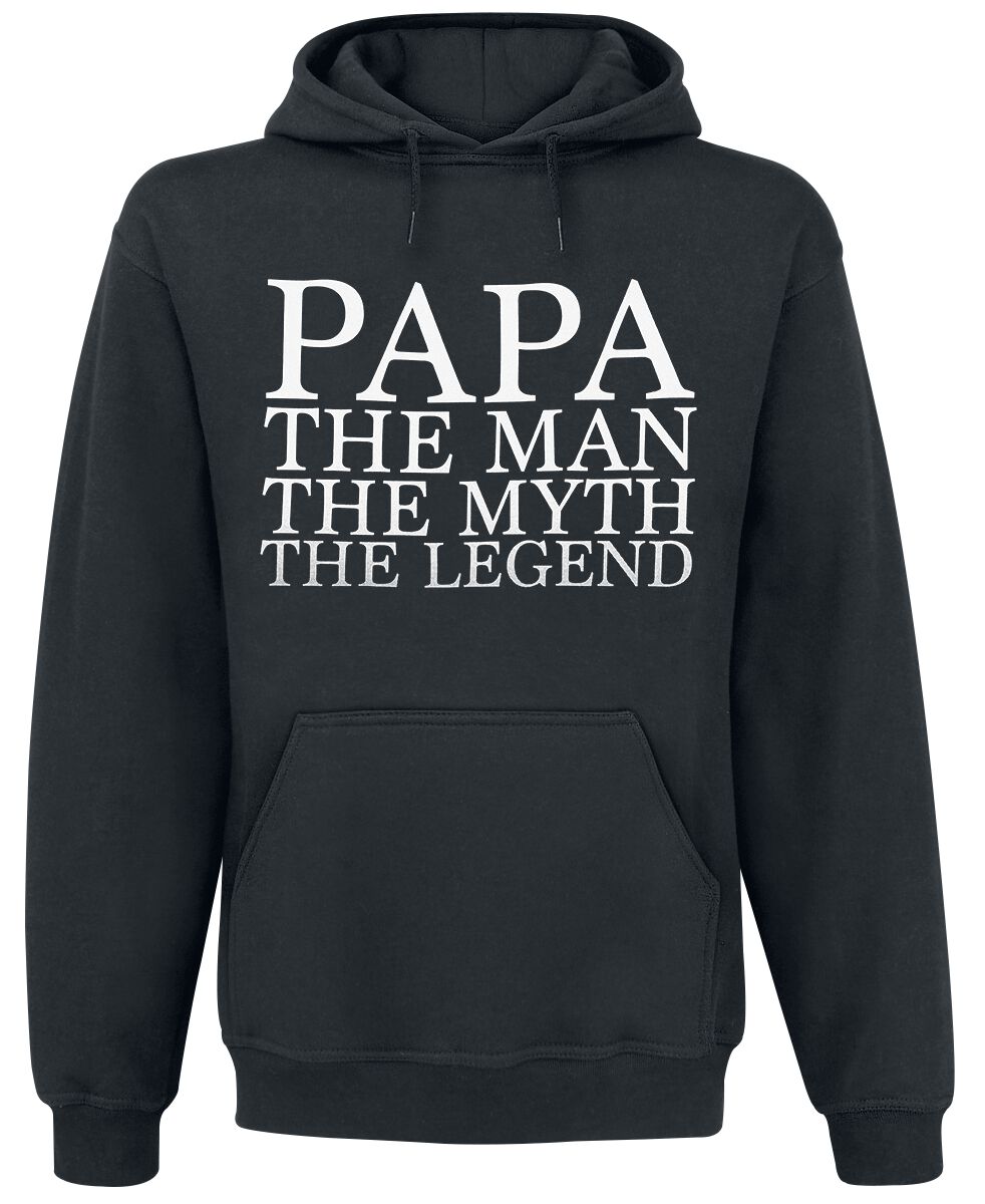 4060587742546 - Papa - The Man Kapuzenpullover schwarz in XXL