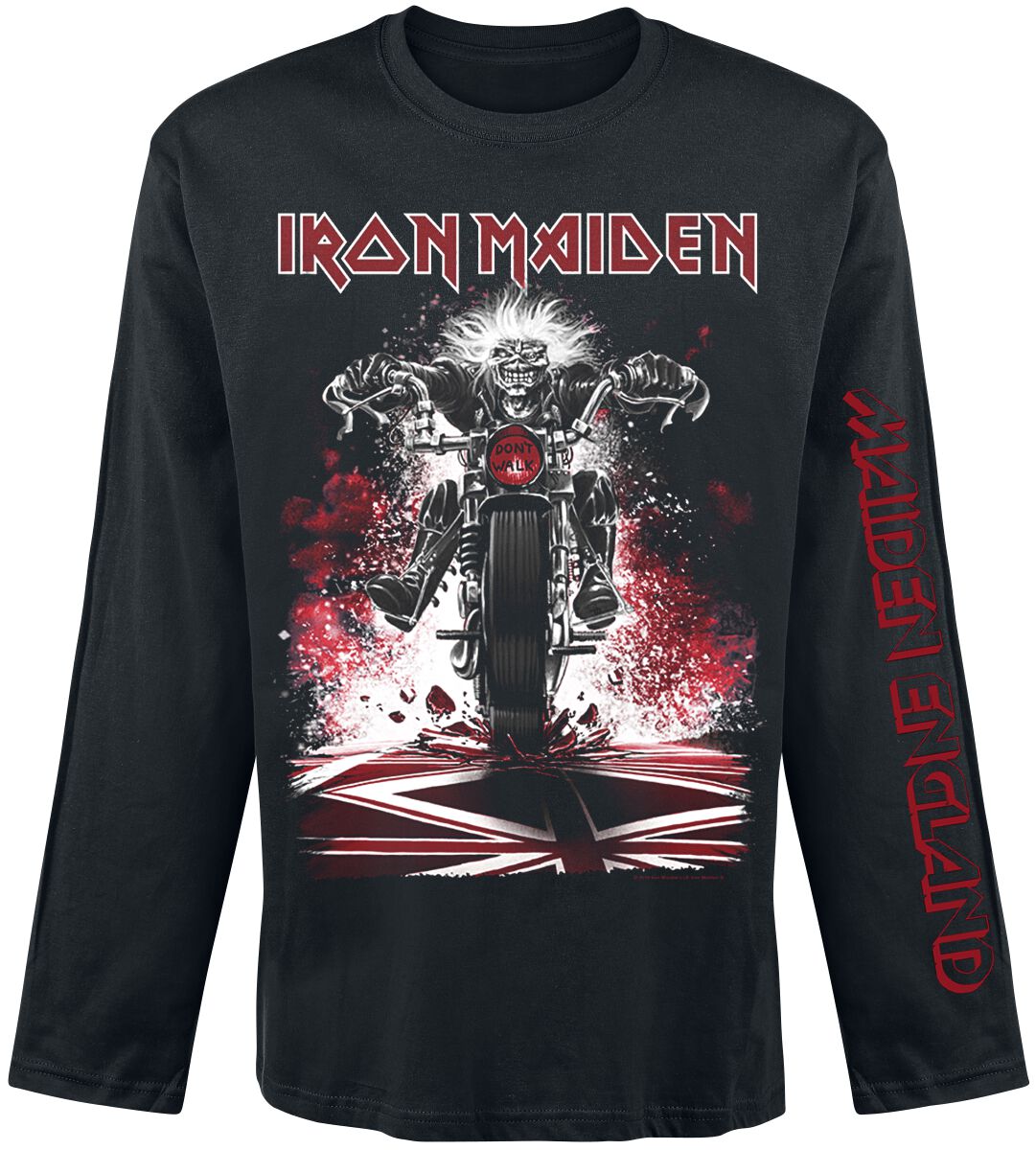 4060587747442 - Eddie Bike Langarmshirt schwarz in L