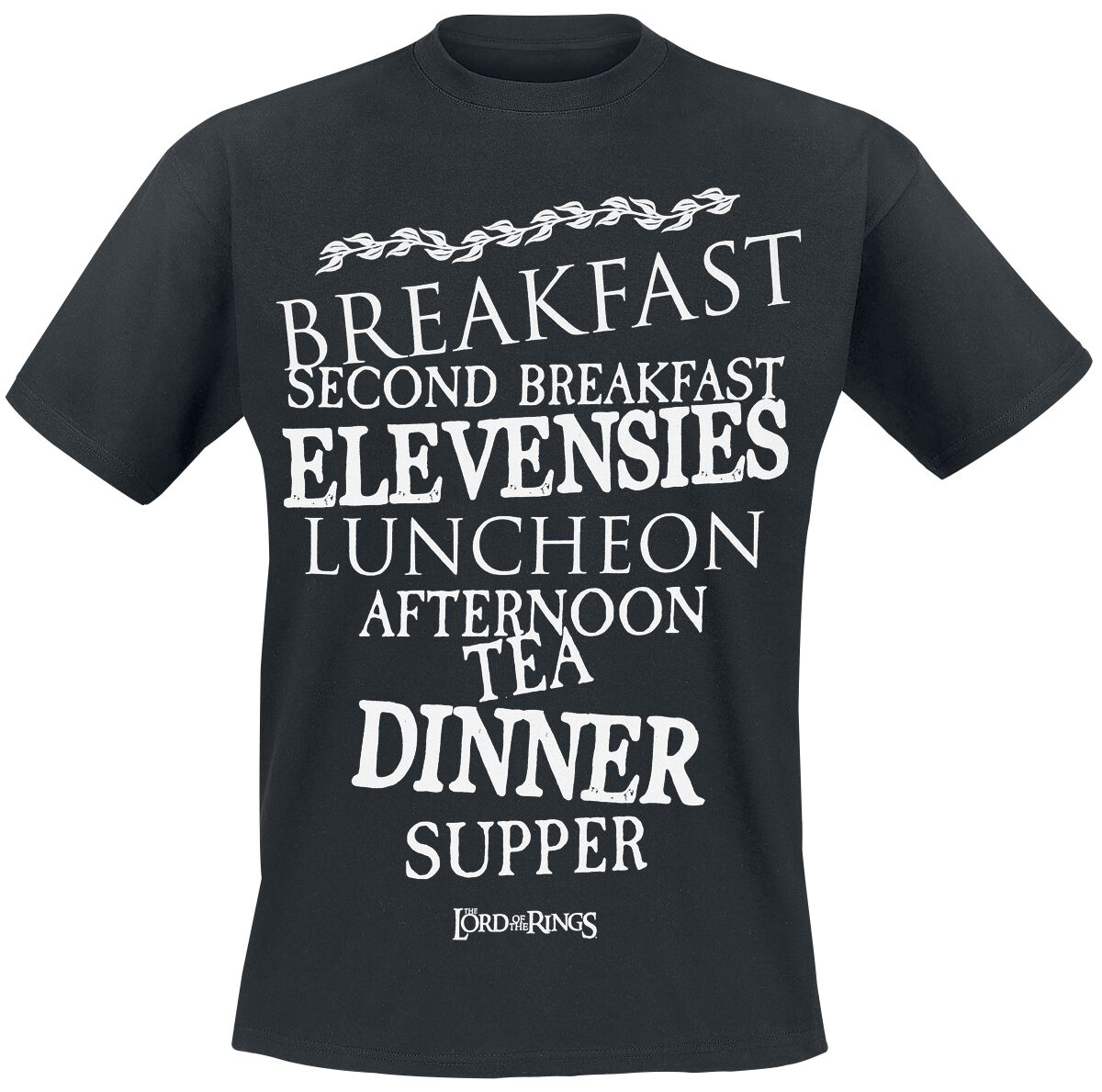 4060587749293 - Der Herr der Ringe Hobbit Meals T-Shirt schwarz in XL