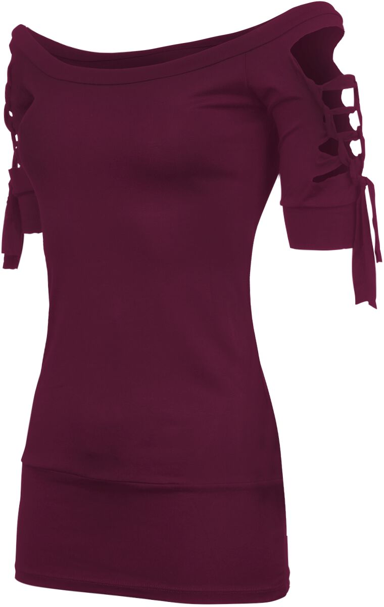 4060587751838 - Kork T-Shirt bordeaux in XS