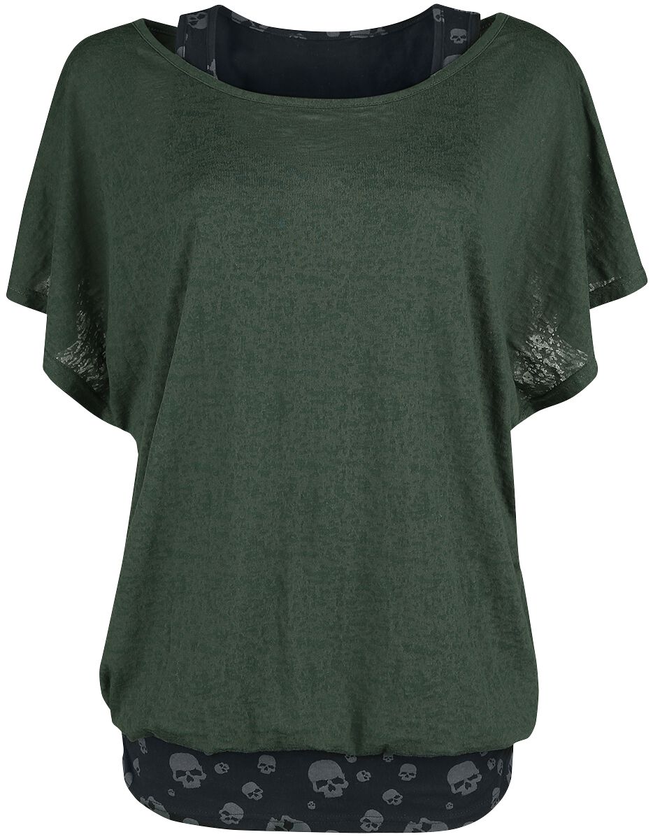 4060587786045 - When The Heart Rules The Mind T-Shirt grün in L 4060587786045 - When The Heart Rules The Mind T-Shirt grün in L