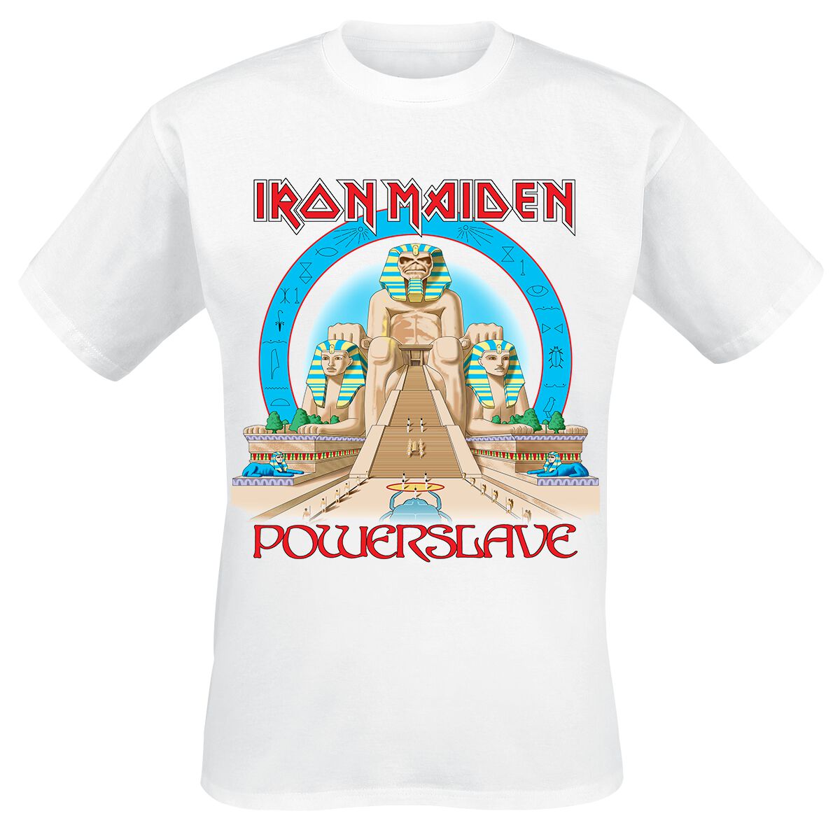 4060587795795 - Powerslave World Slavery Tour 1984-1985 T-Shirt weiß in M