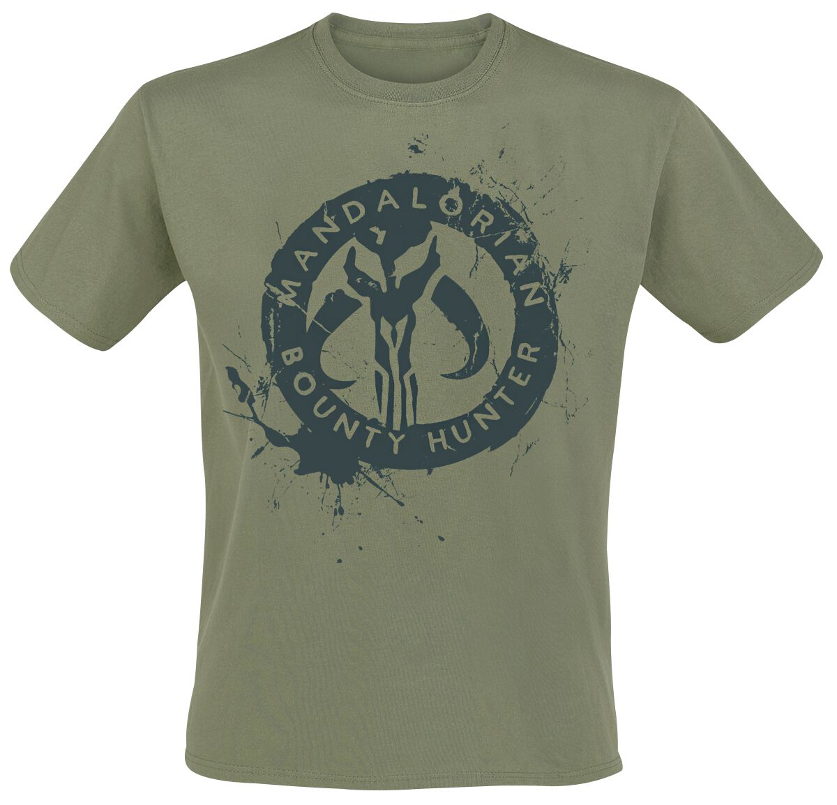 4060587870997 - The Mandalorian - Bounty Hunter T-Shirt oliv in M 4060587870997 - The Mandalorian - Bounty Hunter T-Shirt oliv in M