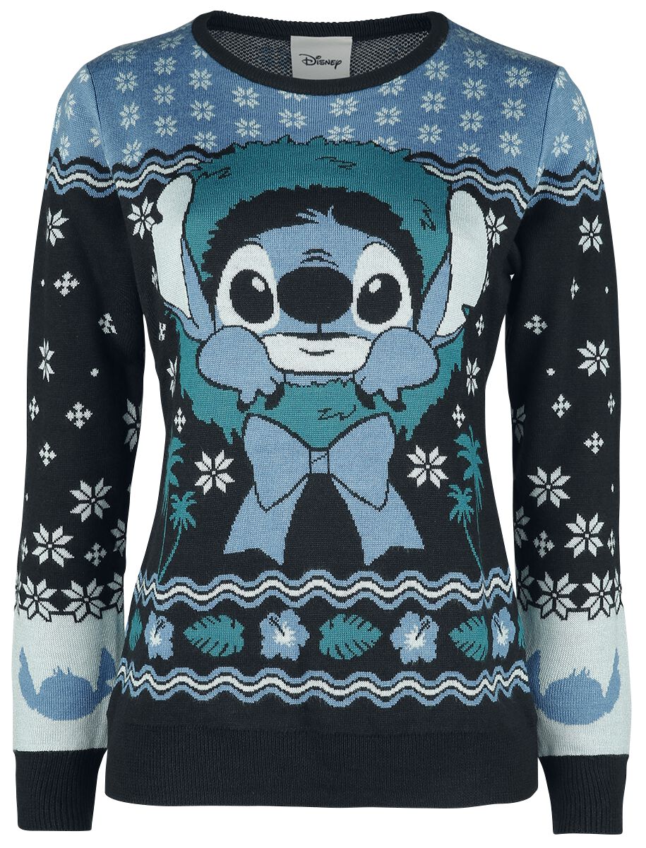 4060587988548 - Christmas Stitch Weihnachtspullover blau grün in S