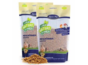 4060629094787 - Lyra Pet® Mehlwürmer getrocknet 2x5 kg Futter