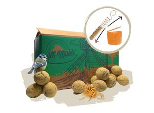 4060629112665 - Lyra Pet® Meisenknödel aus der Alb-Mühle ohne Netz Protein + 2 Spender 150 St Futter