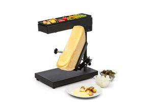 4060656103797 - Appenzell Peak Raclette mit Grill 1000W Thermostatschalter schwarz - Schwarz - Klarstein