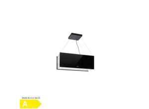 4060656108723 - - Kronleuchter xl Inselabzugshaube 90cm Umluft 590m³ h led Touch schwarz - Schwarz