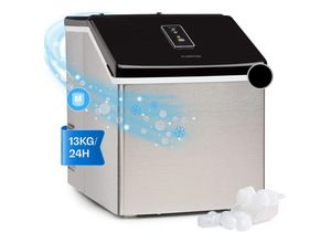 4060656151606 - Clearcube Eiswürfelmaschine Klareis 13kg 24h Edelstahl schwarz - Edelstahl - Klarstein