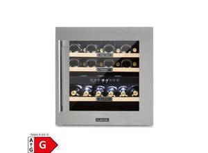 4060656154843 - Vinsider 36 Weinkühlschrank 2 Kühlzonen 5-22°C 85l Edelstahl - Silber - Klarstein