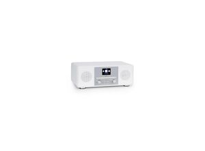 4060656160189 - Streamo CD Internetradio 2x10W WLAN DAB+ UKW CD-Player BT weiß Weiß