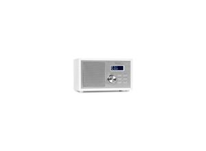 4060656229312 - Ambient DAB+ FM Radio BT 50 AUX-In LCDisplay Wecker Eieruhr Holzoptik weiß