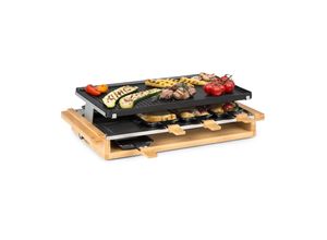 4060656232541 - Tournedo Raclette 1200W Aluminiumguss 8 Personen Holz-Dekor