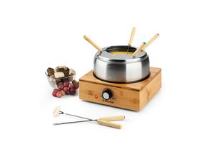 4060656232565 - Bambus Fondue Edelstahl-Topf 800W