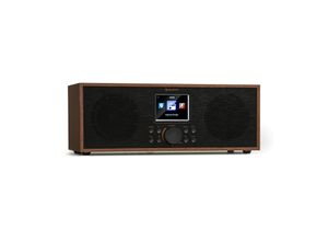 4060656461187 - Silver Star Stereo Internet DAB+ UKW Radio BT USB App-Steuerung Holz