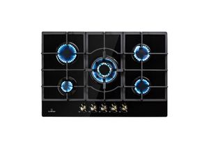 4060656461613 - Victoria 5 Gaskochfeld 5-flammig Sabaf-Brenner Glaskeramik Retro-Look 4060656461613 - Victoria 5 Gaskochfeld 5-flammig Sabaf-Brenner Glaskeramik Retro-Look