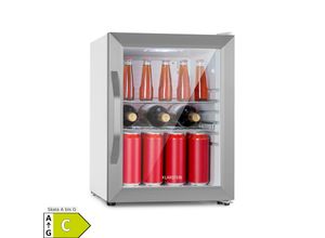 4060656462948 - Beersafe M Crystal White Kühlschrank 33 Ltr 2 Böden Glastür Edelstahl