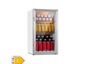 4060656462955 - Beersafe XXL Crystal White Kühlschrank 80 Ltr Panoramaglas Edelstahl