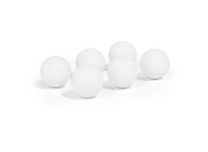 4060656464256 - BeerCup Balles professionnelles Beer Pong Alley Balles de ping-pong 40 mm sans soudure 6 pièces - Weiß