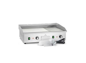 4060656500589 - Grillmeile 4400 Elektrogrill Plancha 2x2200W Grillplatte Edelstahl