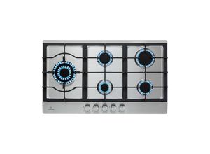 4060656502712 - Ignito Chef Edition 5 Zonen Gaskochfeld 5-flammig Sabaf-Brenner Glaskeramik 4060656502712 - Ignito Chef Edition 5 Zonen Gaskochfeld 5-flammig Sabaf-Brenner Glaskeramik