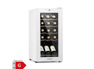 4060656502842 - Shiraz 15 Slim Uno Weinkühlschrank 44l Touch-Bedienfeld 5-18°C Weiß 44 Liter   15 Flaschen