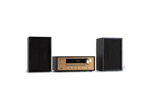 4060656507298 - Berklee HiFi Stereo System BT Stereo-Lautsprecher UKW MP3 USB Line-In Schwarz