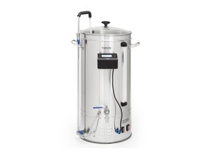 4060656510533 - Brauheld Smart 45 Maischekessel 2500W 45L 100°C Umwälzpumpe Edelstahl Edelstahl 45 Liter