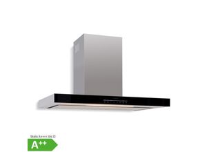 4060656511769 - Alinea 90 Dunstabzugshaube 90cm Wandhaube WiFi A++ 500m³ h Touch Schwarz