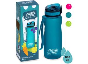 4060656518195 - Trinkflasche Sport-Trinkflasche für Erwachsene Trinkflasche bpa Frei & Kühlend Auslaufsichere Trinkflasche für Damen & Herren Sport Flasche Blau