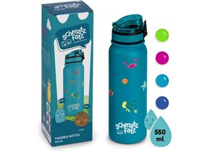 4060656519697 - Trinkflasche Kinder Auslaufsicher 550ml Edelstahl-Trinkflasche für Schule & Kindergarten Wasserflasche BPA-Frei Für Kaltes &