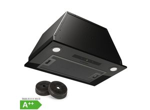 4060656520365 - Paolo 52 Dunstabzugshaube Einbau 52 cm 439 m³ h LED Touch A++ Schwarz