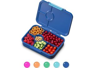 4060656521515 - Lunchbox Unterteilte Brotdose Kinder Lunchbox mit Fächern Bunte Bento-Box für Schule & Kita BPA-Freie Schuldose für