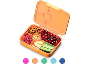 4060656521539 - Lunchbox Unterteilte Brotdose Kinder Lunchbox mit Fächern Bunte Bento-Box für Schule & Kita BPA-Freie Schuldose für