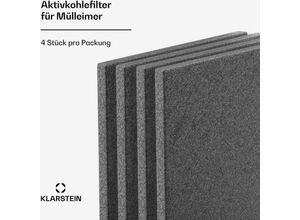 4060656523748 - Mulleimer fur die Kuche mit Geruchskontrolle 4er-Pack kompatibel mit Yuma ausgestattet mit Kohlefilter fur effiziente