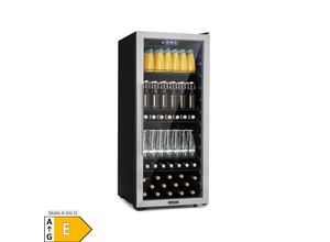 4060656526855 - Beersafe 7XL Kühlschrank 242 Liter 5 Böden Panoramaglastür Edelstahl Edelstahl 242 Liter