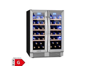 4060656526916 - Vinovilla 42 Twin Built-In Duo Weinkühlschrank 2 Zonen 126l 42 Fl Glas Edelstahl 42 Flaschen 2 Kühlzonen