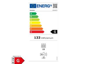 4060656526947 - Shiraz 15 Slim Uno Weinkühlschrank 44l Touch-Bedienfeld 5-18°C Schwarz 15 Flaschen 1 Kühlzone